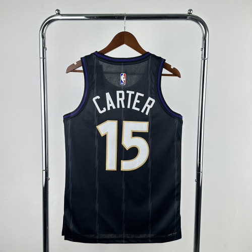Toronto Raptors 2025 City Editon  Black CARTER #15