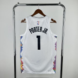 Denver Nuggets  2025 City Editon  White PORTER JR.  #1