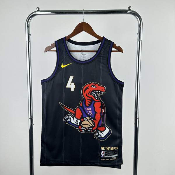 Toronto Raptors 2025 City Editon  Black BARNES #4