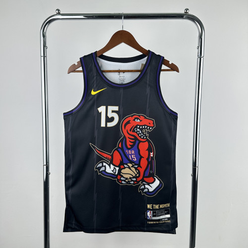 Toronto Raptors 2025 City Editon  Black CARTER #15