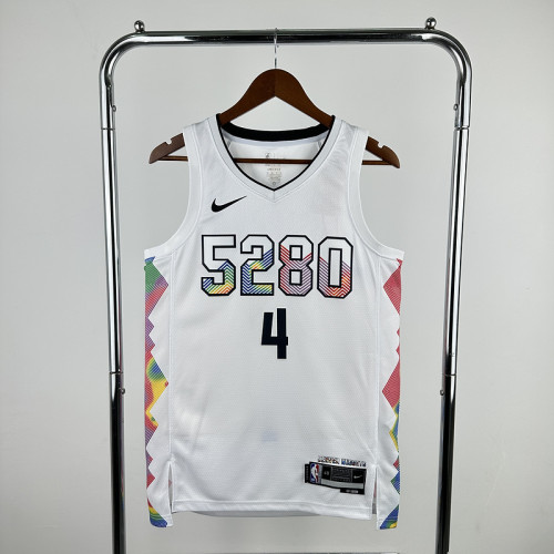 Denver Nuggets  2025 City Editon  White WESTBROOK #4