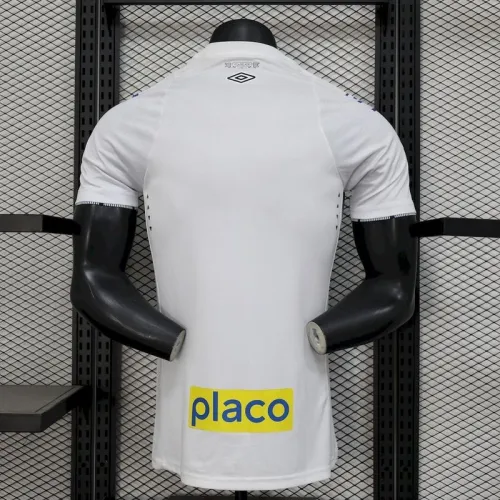 Santos 2024/25 home Player Version with sponsor