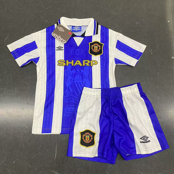 Manchester united 1994/96 third away Kids 16-28