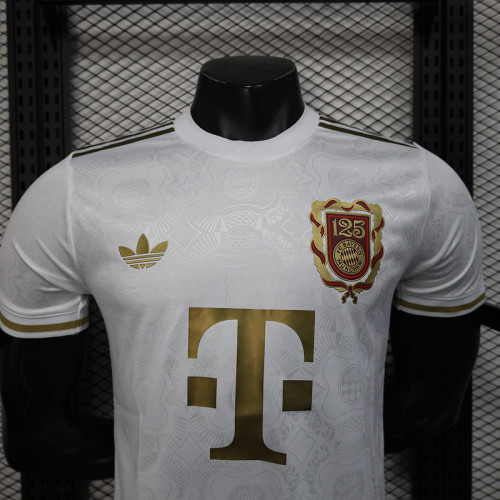 Bayern Munich 2025/26  white 125 Years Jersey Player Version