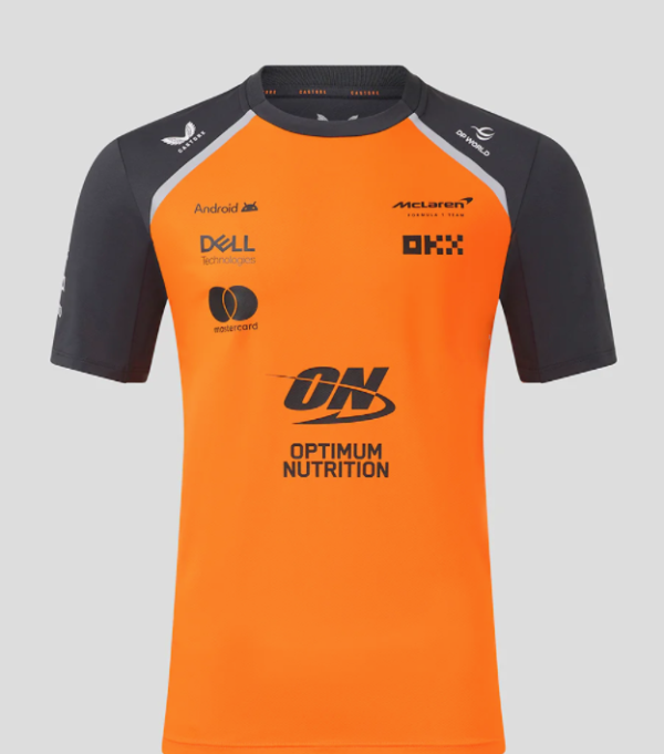 McLaren 2025 Round neck Rugby jersey number 4 size S-3XL