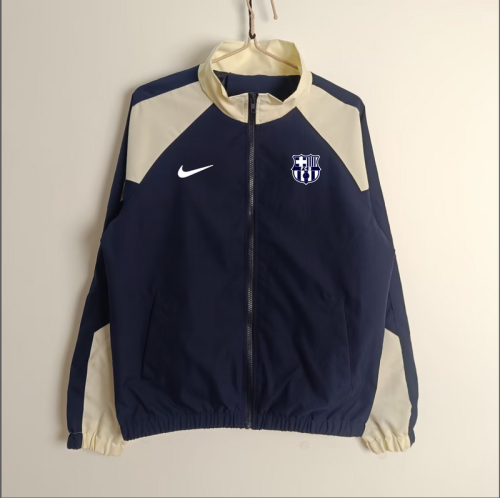 2025-26 Barcelona Navy blue windbreaker