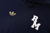 Real madrid  2025/26  Navy Blue hoodie suit