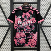 Real madrid 2025/26  Pink and Black Rose special jersey