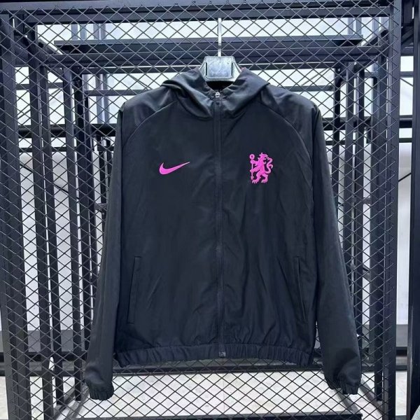 Chelsea  2025-26 black  windbreaker