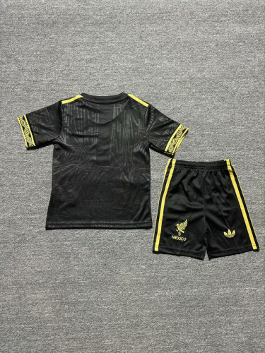 Mexico 2025/26 black special kids soccer jerseys