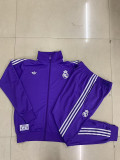 Real madrid 2025/26  purple long sleeve  Jacket suit S-XXL