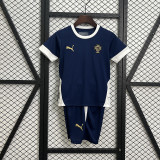 2025/26 Portugal  Royal blue training kids Soccer jersey