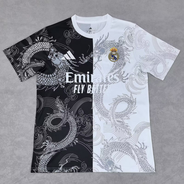Real madrid 2025/26 white and black special jersey