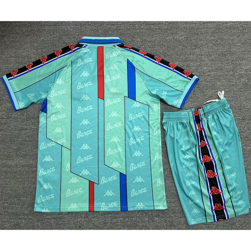 Barcelona 1996/97 away  kid kit  soccer jerseys