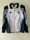 2025-26 Real Madrid White blue and black windbreaker
