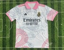 Real madrid 2025/26 Pinkand whtie dragon special jersey
