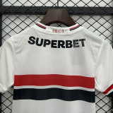 Sao Paulo 2025/26 home kids  Soccer jersey