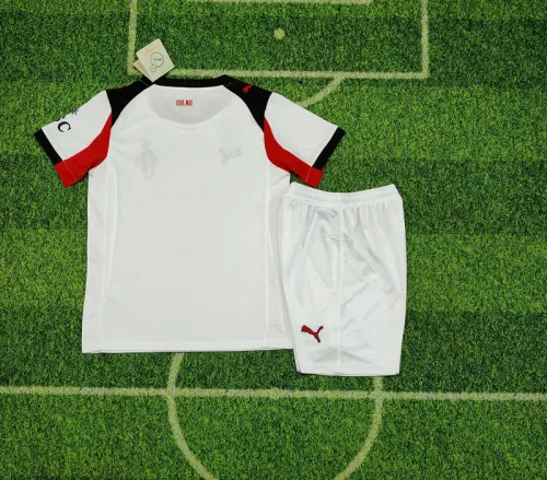 AC Milan 2025/26 white Kids Kit