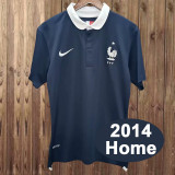 Retro France 2014 home soccer jerseys