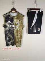 Real Madrid 2025/26 Gold and black vest suit