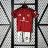 Manchester united 25-26 Home (Picture Edition) Home Kids Kit