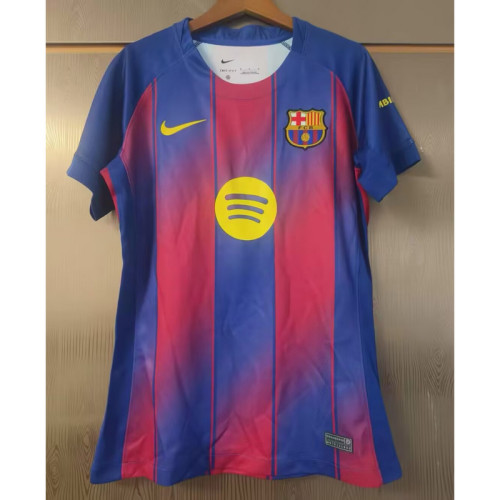 Barcelona 2025/26 home woman soccer jerseys