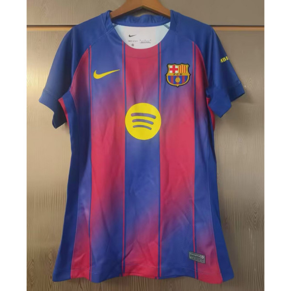 Barcelona 2025/26 home woman soccer jerseys