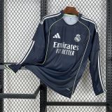 Real Madrid 2025/26  Away long sleeve  Soccer jersey
