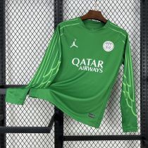 PSG 2025/26 Green long sleeve  Goalkeeper jersey