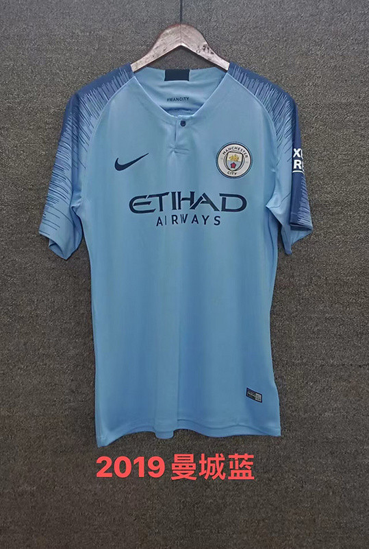 Manchester City 2018/19  home retro   Jersey S-2XL