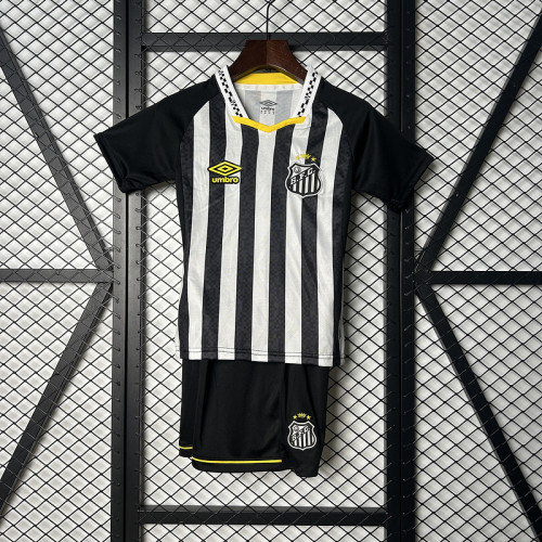 Santos FC 2025/26 Away kids soccer jersey