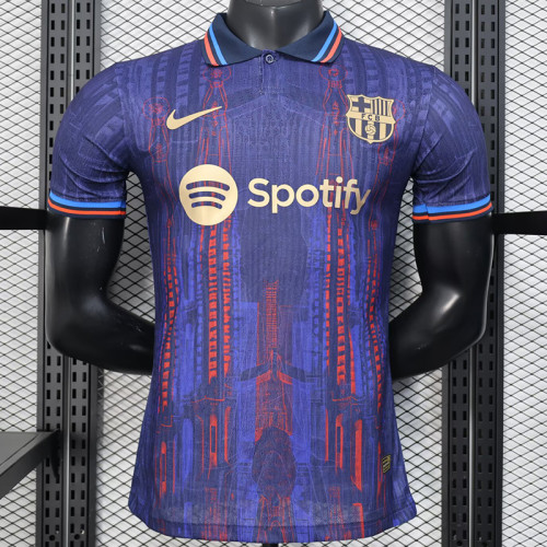 Barcelona 2025/26 Dark Blue Special Edition Player Version Jersey