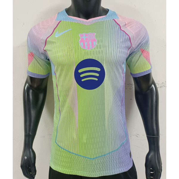 Barcelona 2025/26 Green Pink Special Edition Player Version Jersey