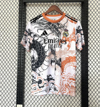 Real Madrid  2025/26 white ,orange and black Special Edition S-XXL