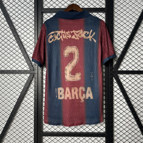 Retro Barcelona 2001/02 Soccer Jersye
