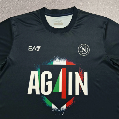 Napoli 2025/26  champion version dark blue T-shirts