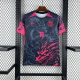 Barcelona 2025/26 dark blue and pink Dragon special Jersey