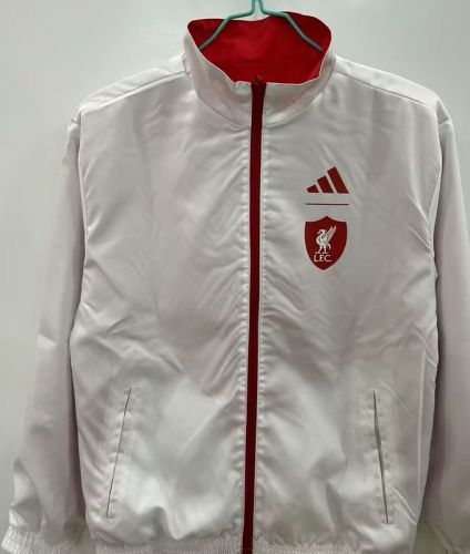 2025-26 Liverpool Red and White Reversible windbreaker