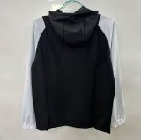 2025/26 Real Madrid Black and White  windbreaker