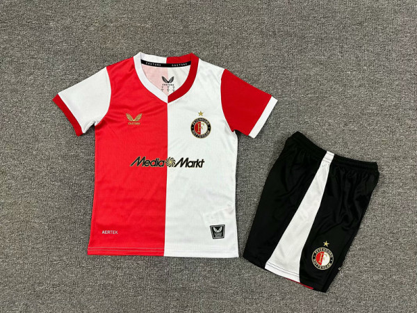 Feyenoord  2025/26 Home kids kit  size 16-28