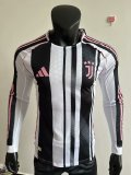 Juventus 2025/26 home Long Sleeve  Player Version Jersey size S-XXL