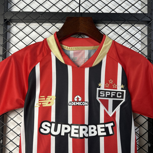 Sao Paulo 2025/26 away kids  Soccer jersey