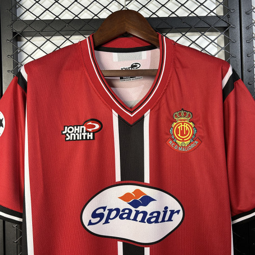RCD Mallorca 2001/02 Red Retro Jersey