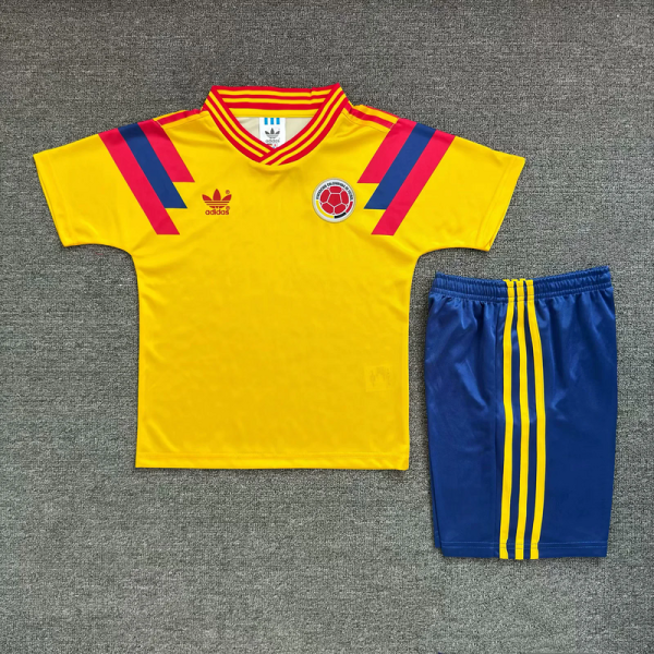 Retro 1990 Colombia home kid kit size 16-28