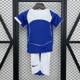 Brazil 2004 away retro kids soccer jerseys