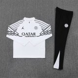 PSG 2025/26 White Half zipper Training Suit S-2XL