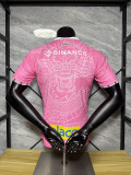 Santos FC 2025/26 special version pink dragon player version soccer jersey