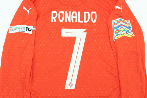 2025/26 Portugal home nation league final long sleeve  Soccer jersey