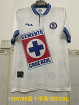 Retro 1999-00 Cruz Azul away soccer jersey size S-2XL