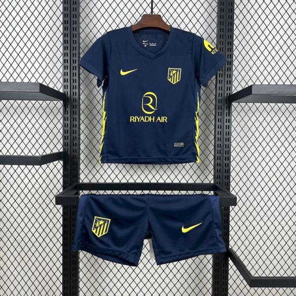 Atletico Madrid 2025/26 away kids kit